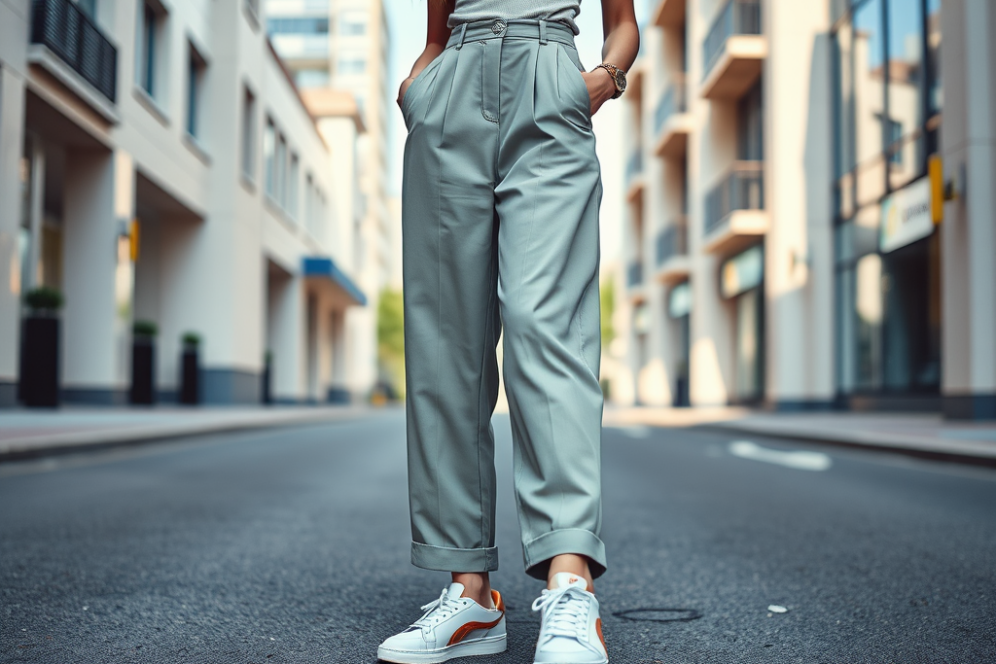 demeth.net | Équilibrer un look oversized : les chaussures idéales avec un pantalon large